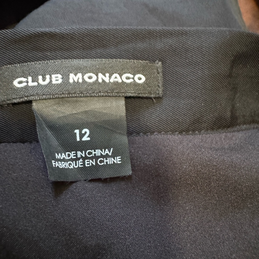 Club Monaco Black A-Line Mini Skirt - Picture 4 of 8